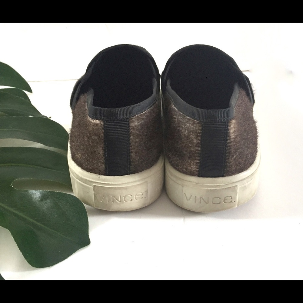Vince Pony fur slip-ons - Picture 5 of 8